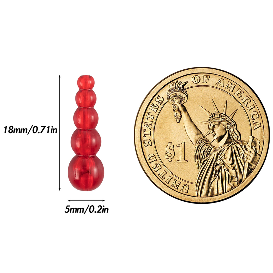 50PCS Stacked Fishing Beads Tr - Fishing Lure Spinner review and price