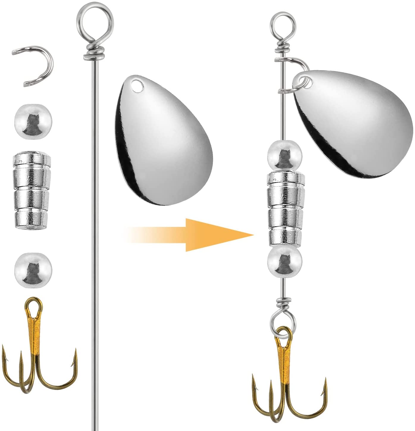 30/100pcs Tokyo Rig Spinner Lu - Fishing Lure Spinner review and price