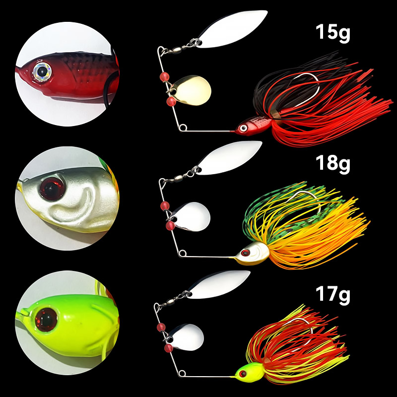 Bazooka 15g 18g Spinnerbait Fi - Fishing Lure Buzzbait review and price