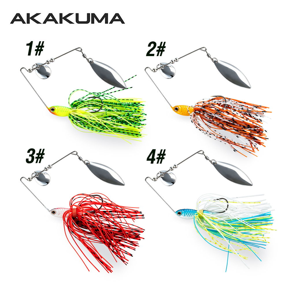 4pcs 18g Spinnerbait Fishing L - Fishing Lure Blade Bait review and price