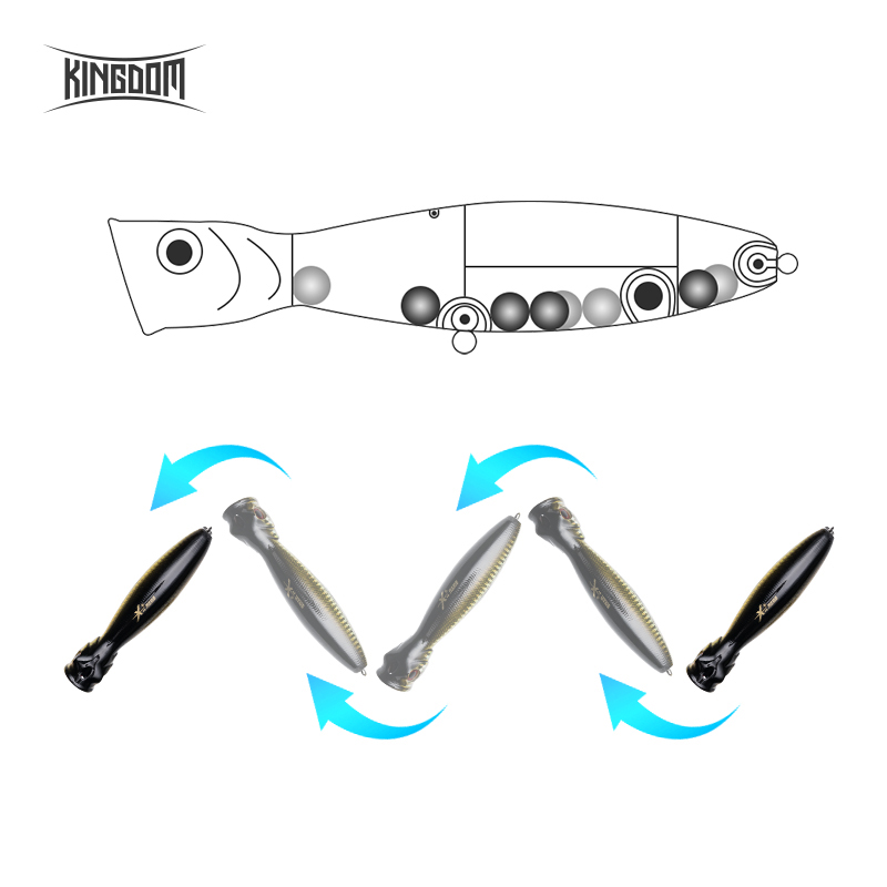 Kingdom Floating Popper Fishin - Fishing Lure Topwater review and price