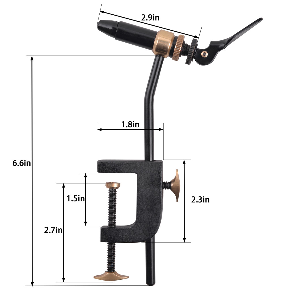 Rotary Fly Tying Vise Tool Saf - Fishing Lure Making Kit review and price
