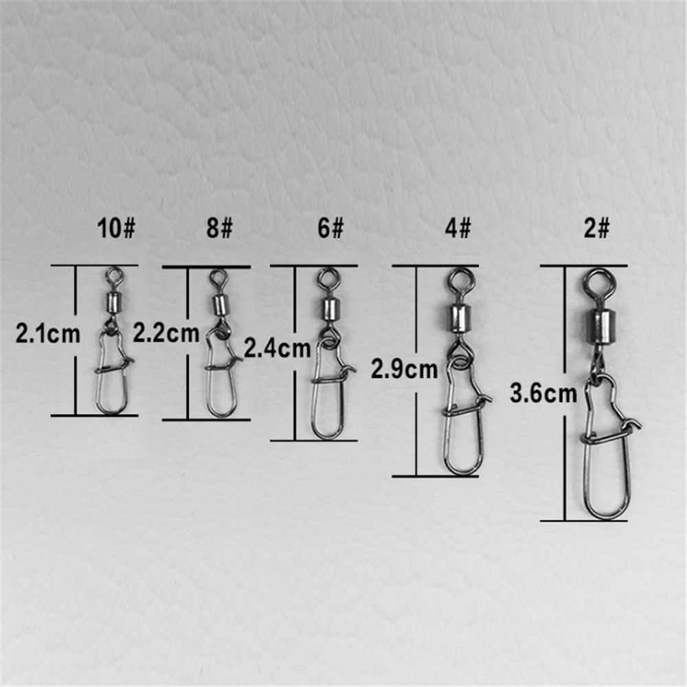 FISHINAPOT 30pcs/lot 2#-10# St - Fishing Lure Spinner review and price