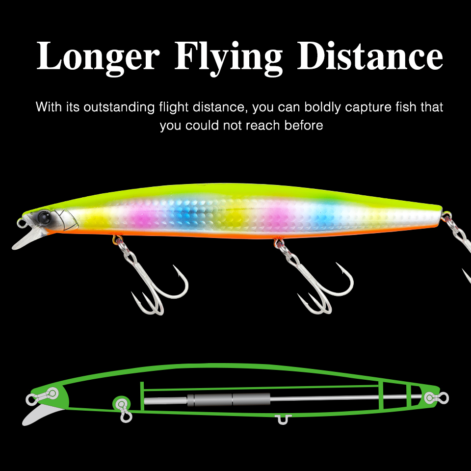 TSURINOYA 160F Floating Minnow - Fishing Lure Topwater review and price
