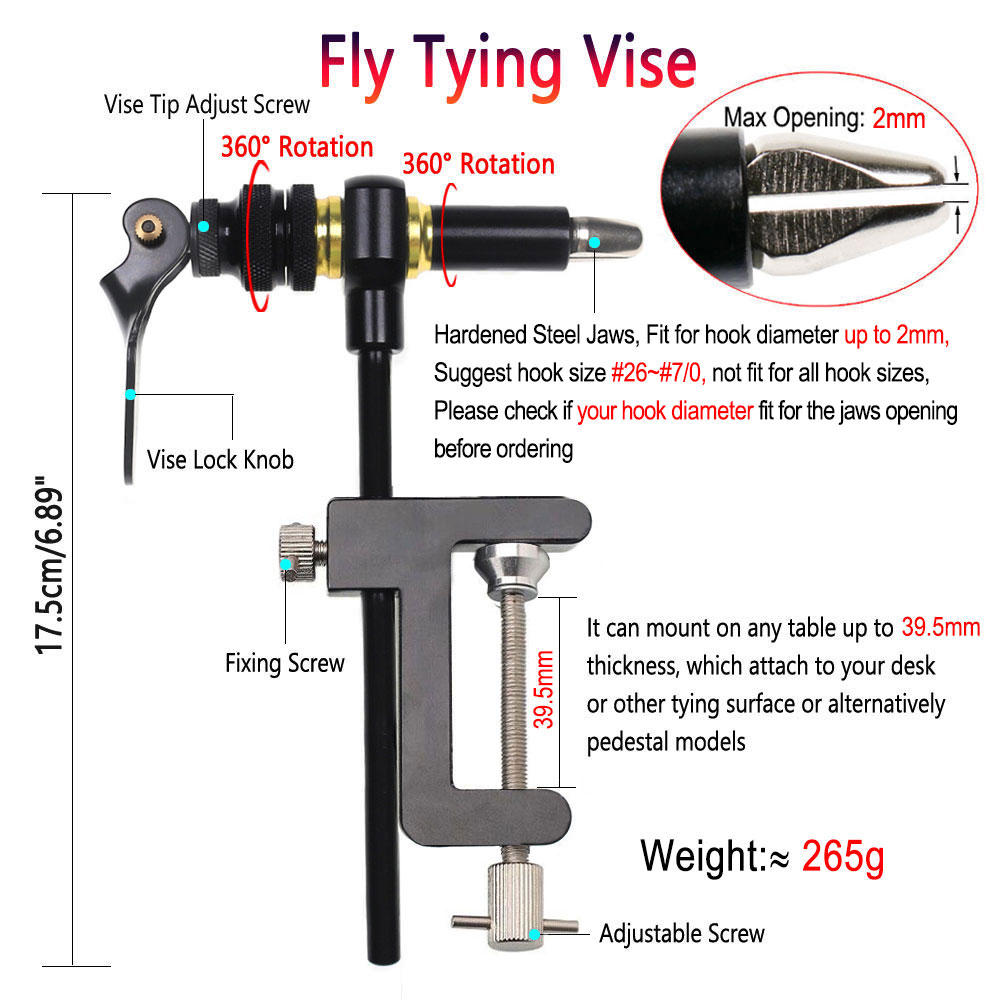 Bimoo 360° Rotation C-Clamp Fl - Fishing Lure Spinner review and price