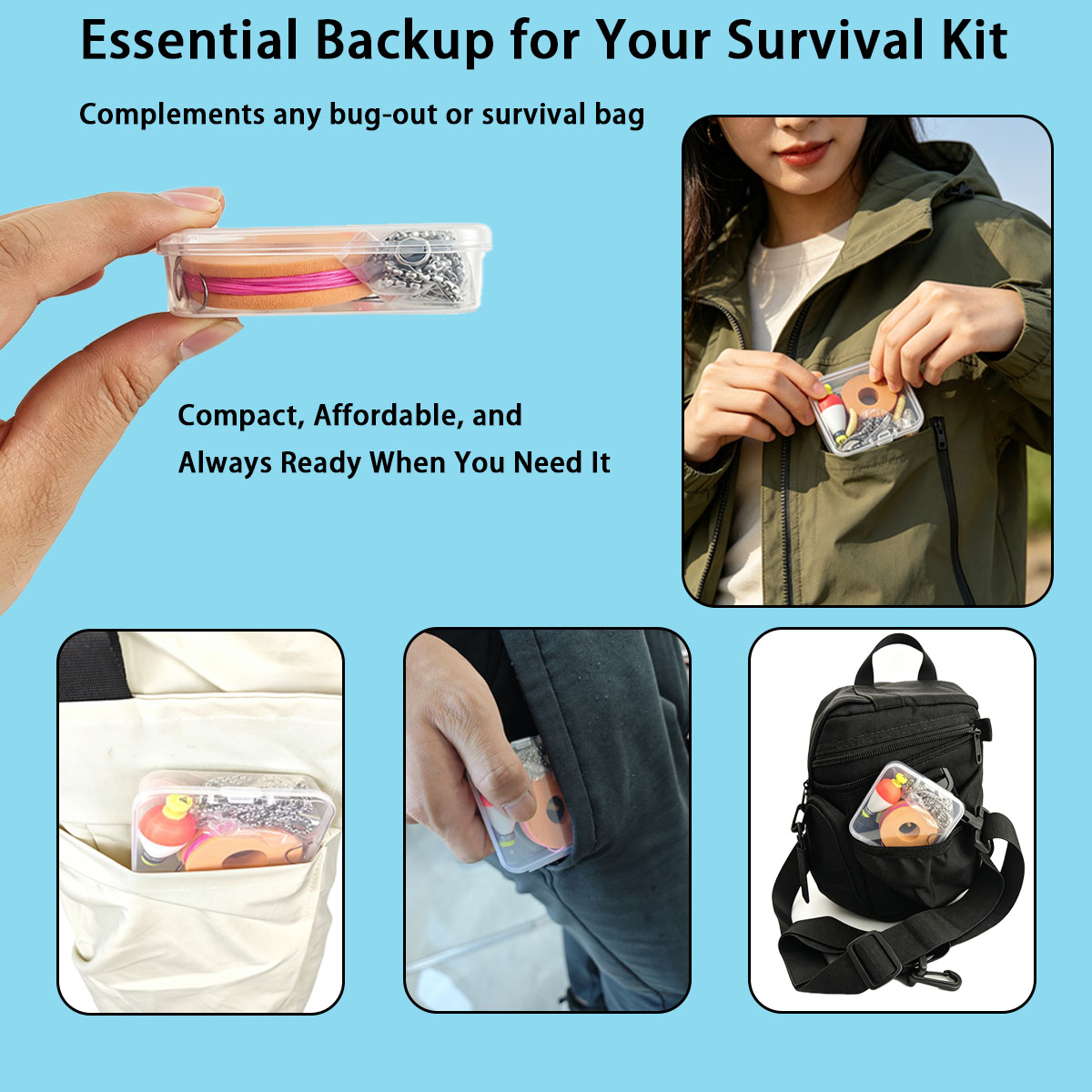 Portable Emergency Fishing Gea - Fishing Lure Making Kit review and price