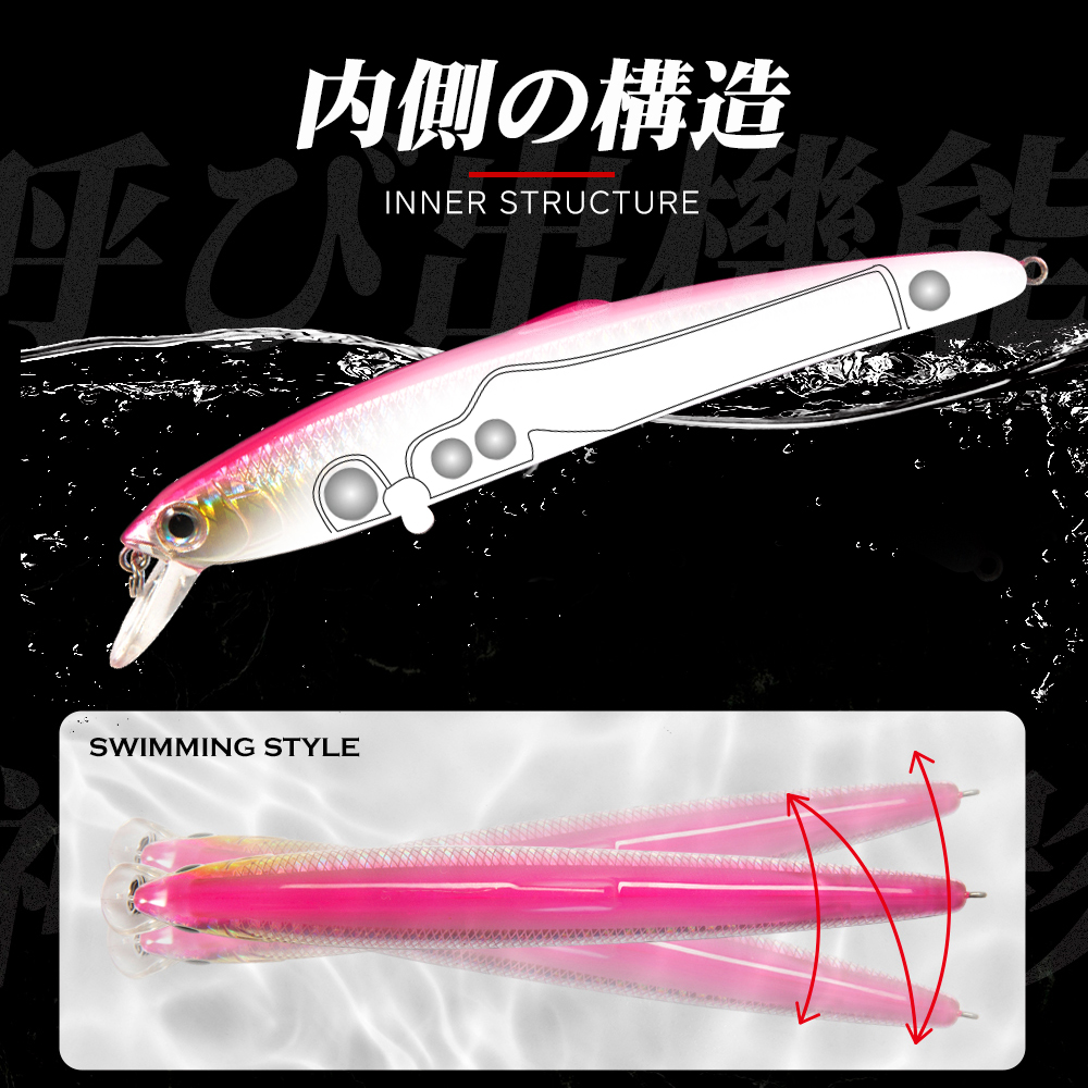 Hunthouse Saruna Minnow Jerkba - Fishing Lure Topwater review and price