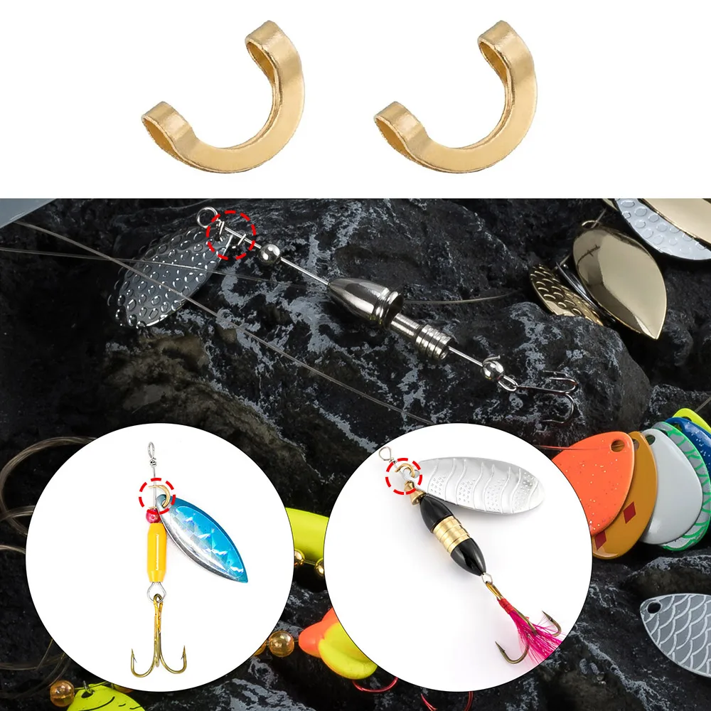100pcs Fishing U Shaped Fixed  - Fishing Lure Spinner review and price